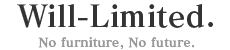 お問い合わせ　デザイナーズ家具・リプロダクト家具卸　有限会社ウィルリミテッド　Will-Limited. No furniture, No future.